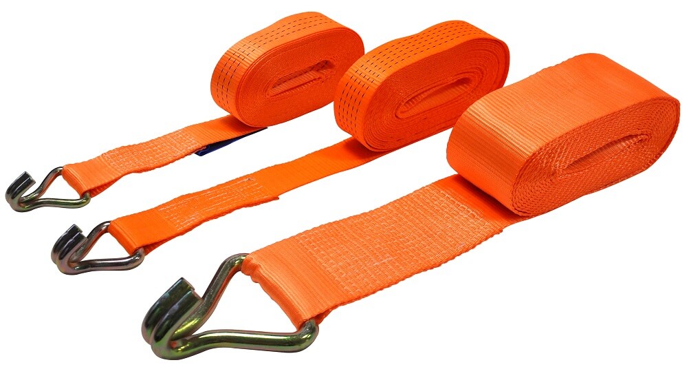 Foto de três cintas laranjas para simbolizar como armazenar cintas de forma adequada